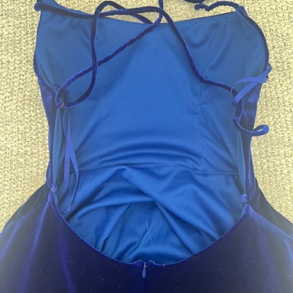 JOVANI Dress Cocktail Blue - Picture 3 of 10